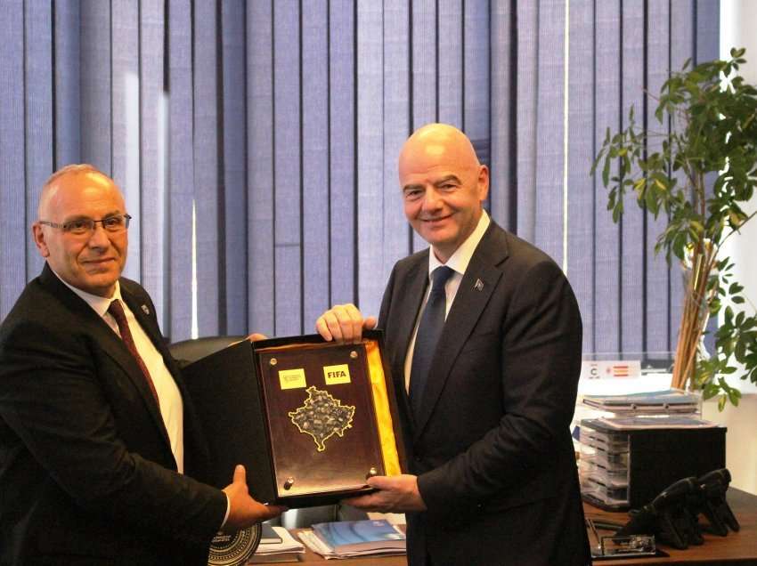 Gianni Infantino në Kosovë, historike dhe mrekullia vet