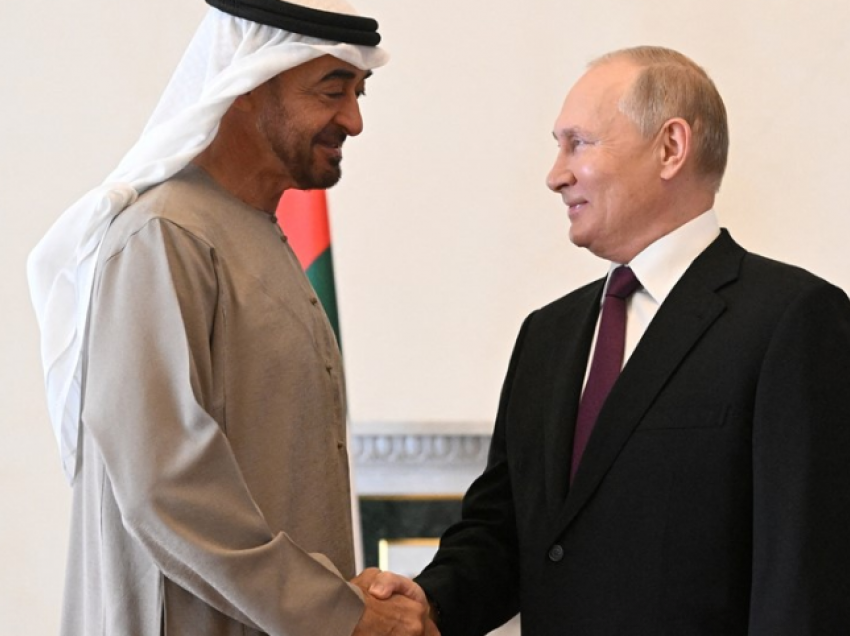 Bashkëpunimi mes dy vendeve, Putin takohet me liderin e Emirateve të Bashkuara Arabe