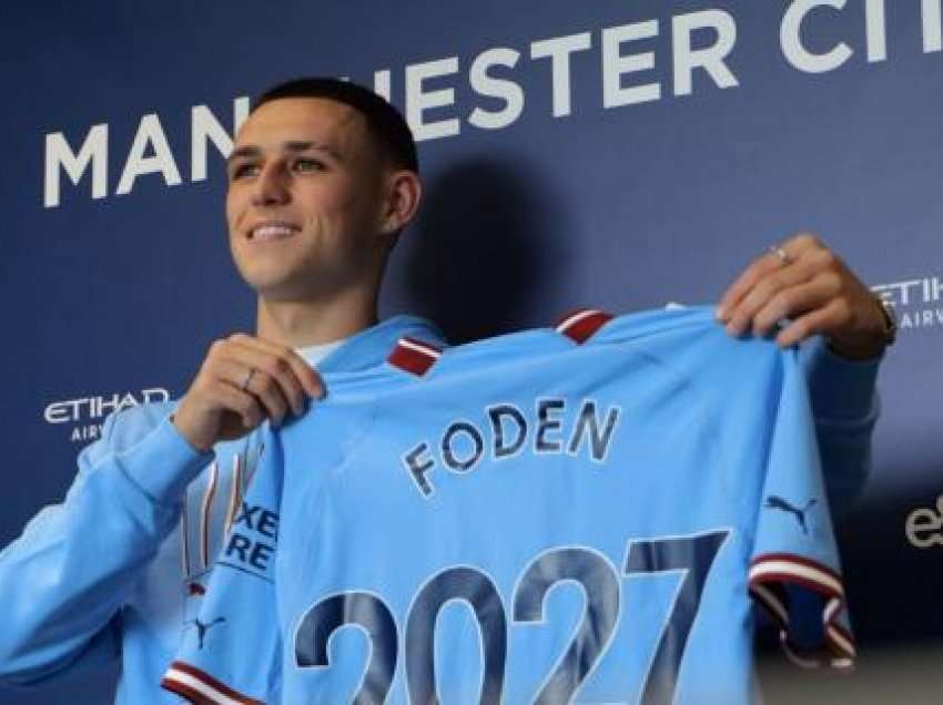 Foden bëhet flamuri i Manchester Cityt, vjen firma në marrëveshjen e re