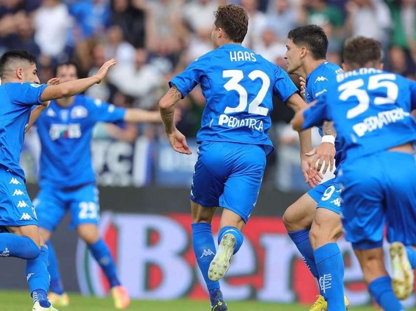 Empoli fiton, Bajrami 28 minuta