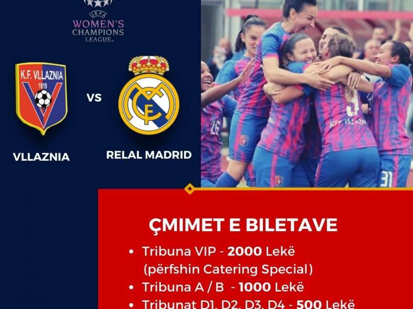 Supersfida në Champions ndaj Real Madridit, Vllaznia me njoftim