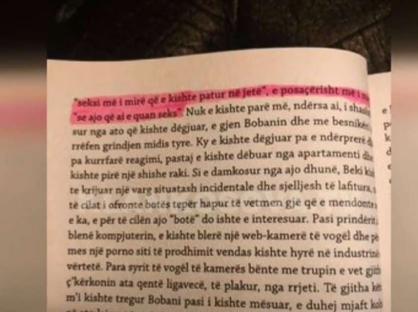 Dhurata nga Beogradi, libra erotikë për klasat e nënta