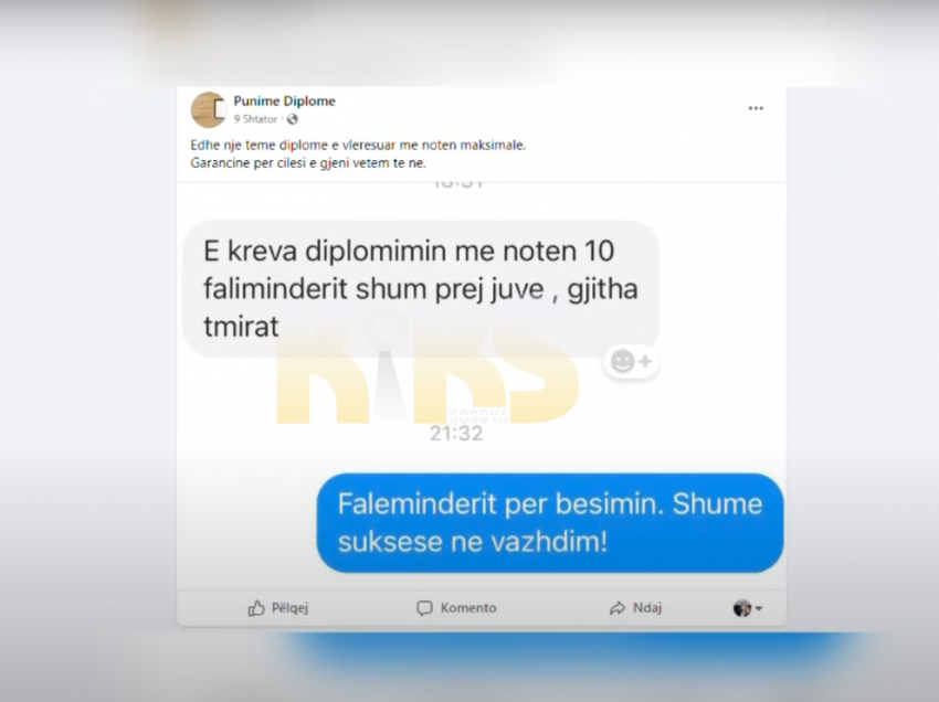 Me vetëm 40 euro mund të blesh diplomë për Fakultetin e Infermierisë