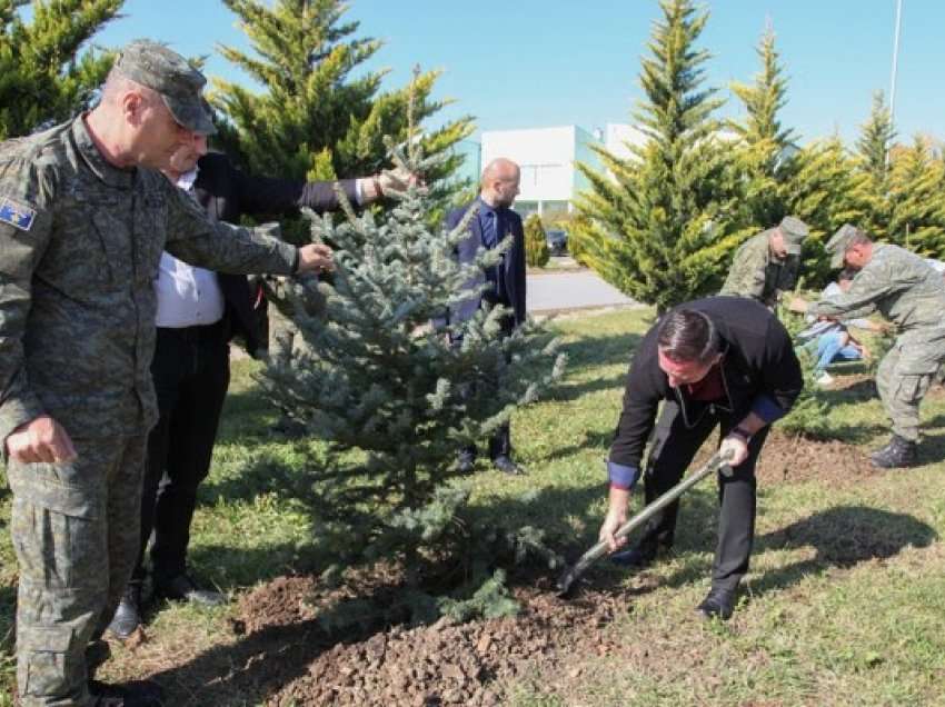 ​Nis mbjellja e fidaneve në simbolikë të të gjithë heronjve dhe dëshmorëve të UÇK-së