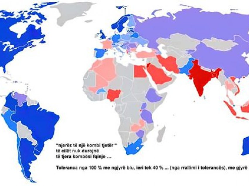 Vendet më raciste në botë, ja në ç'vend renditet Shqipëria