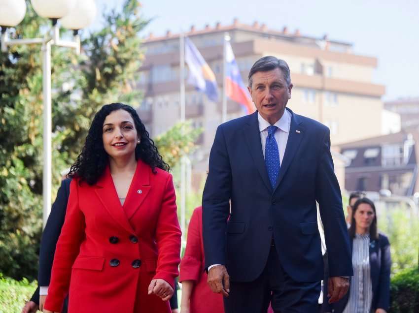 Osmani falënderon homologun Pahor për forcimin e partneritetit Kosovë-Slloveni