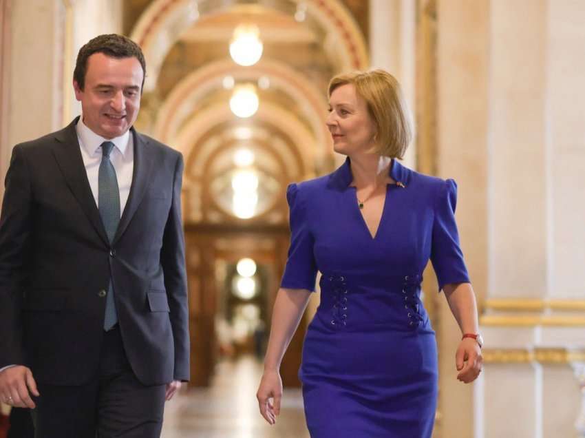 Kryeministri Kurti i dërgon letër urimi Kryeministres së Mbretërisë së Bashkuar, Liz Truss