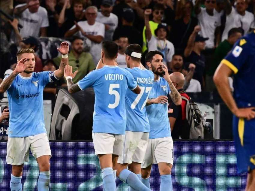 Hysaj 14 minuta, Lazio fiton tre pikë të mëdha 