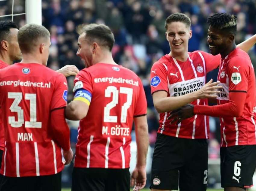 Fitore dramatike për PSV-ën