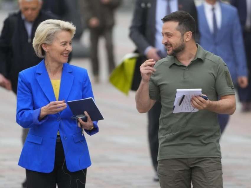 Von der Leyen në Kiev për të takuar Zelenskyn