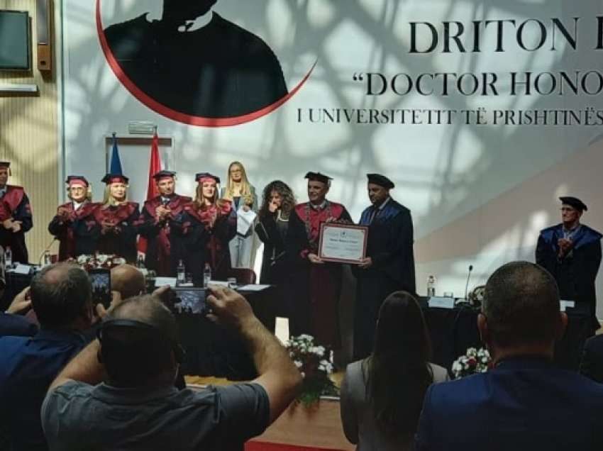 Driton Kuka nderohet me çmimin “Doctor Honoris Causa”