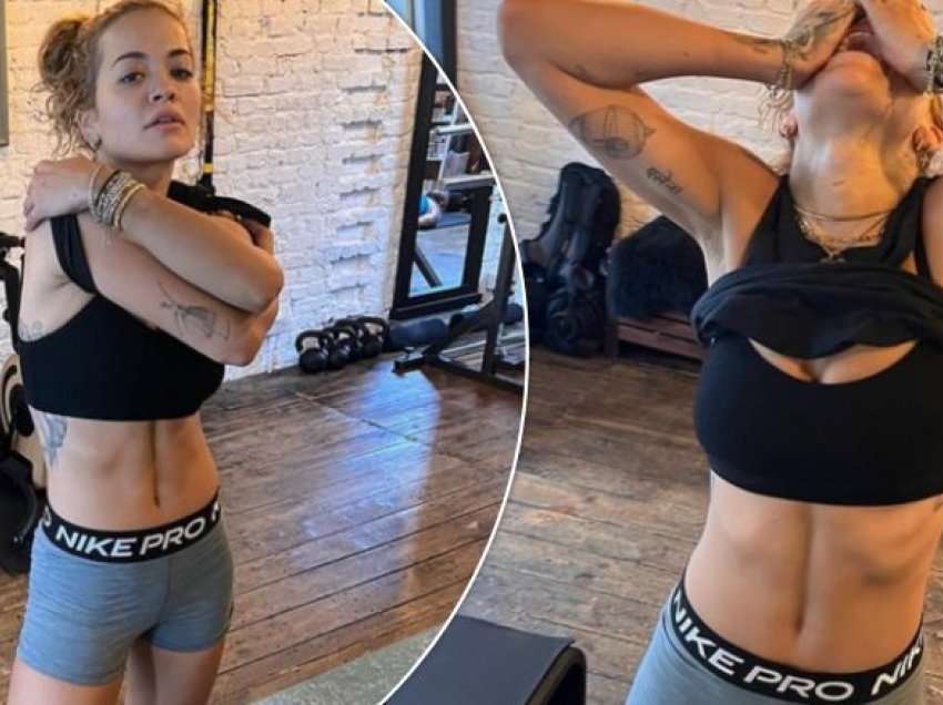 Rita Ora publikon fotografi nga palestra: Këtë fundjavë jam duke punuar me veten