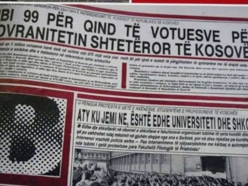 ​Osmani: Referendumi i shtatorit të vitit 1991 vuri themelet e para të shtetit të Kosovës