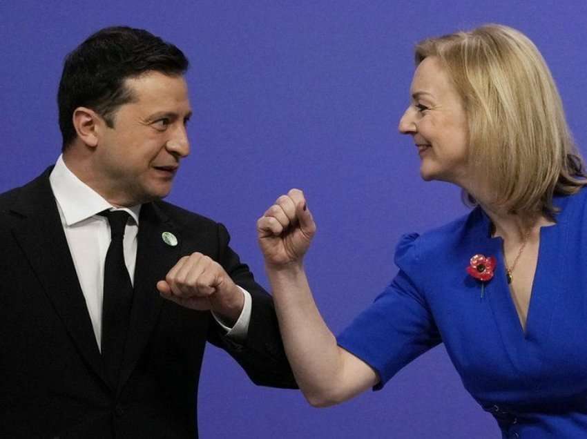 Truss i thotë Zelenskyt se Mbretëria e Bashkuar nuk do ta njohë kurrë aneksimin