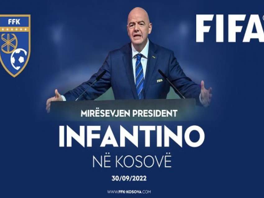 ​Gianni Infantino sot në Kosovë