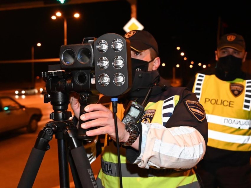 Shqiptohen 140 masa në Shkup, 39 për tejkalim të shpejtësisë