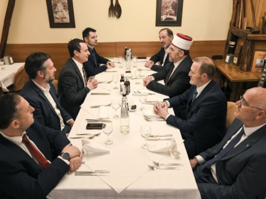 ​Kurti shtron iftar për myftiun Tërnava