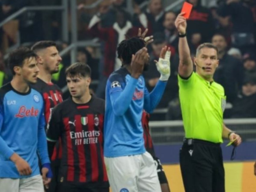 E pëson gjyqtari i ndeshjes Milan - Napoli