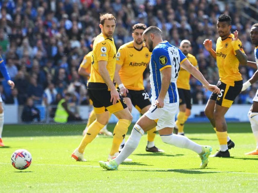 Brighton “shkatërron” Wolves dhe i afrohet Europës