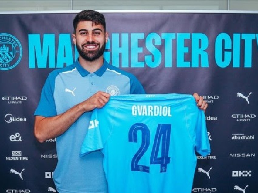 Josko Gvardiol i bashkohet Manchester Cityt