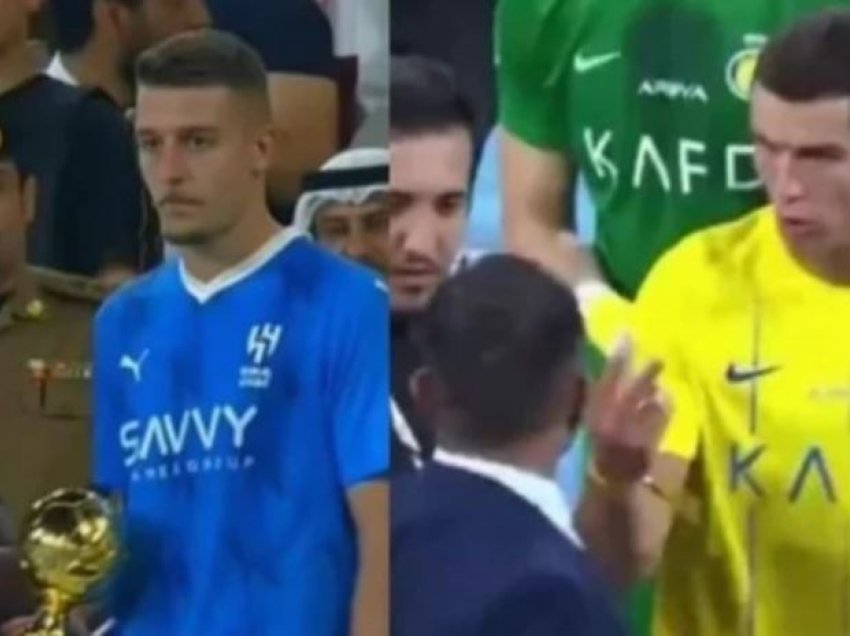 Ronaldo zemërohet, kur serbi shpallet lojtari i ndeshjes