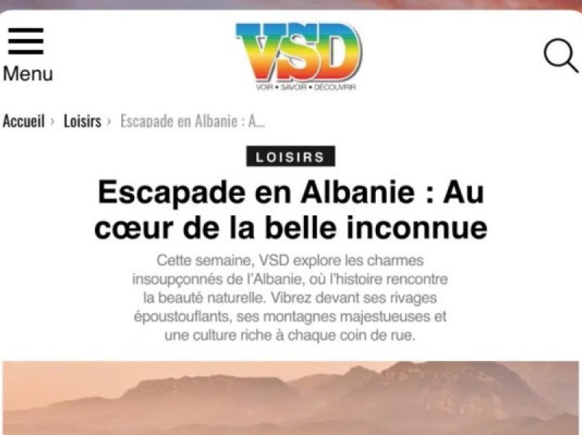 Revista “VSD” promovon Shqipërinë turistike, Rama: Çdo vit e më shumë vizitorë francezë