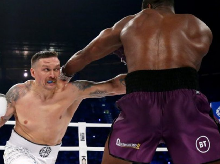 Përballje titanësh, Usyk mbron titujt në peshat e rënda duke fituar me KO ndaj Dubois