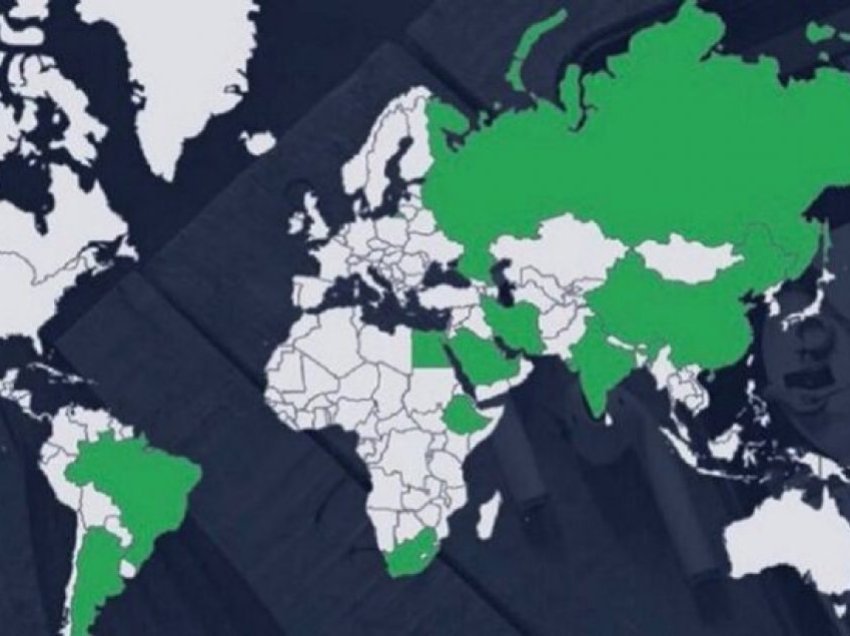 Ambasada ruse në Afrikën e Jugut publikoi një hartë në të cilën Krimea është pjesë e Ukrainës