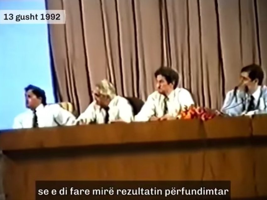 Profetike fjalët e Gramoz Pashkos përpara se të përjashtohej nga PD më 13 gusht 1992