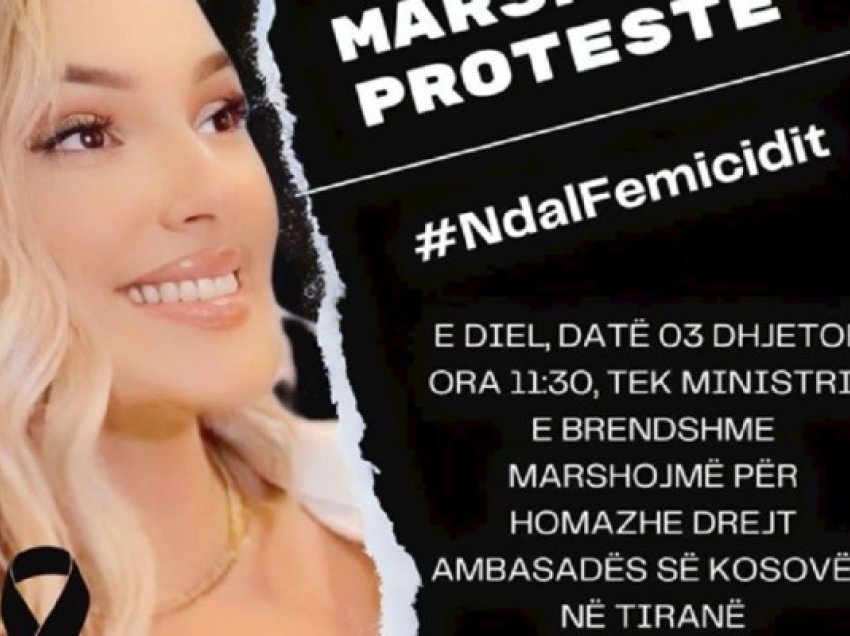 ​“Ndal femicidit, drejtësi për Liridonën”, sot mbahet një marsh-protestë në Tiranë