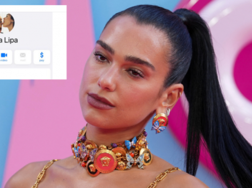 Dua Lipa shpërndan numrin e saj të telefonit në rrjete sociale