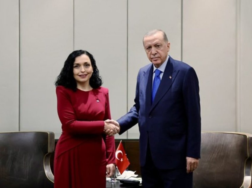 Siguria në Kosovë, Osmani takon presidentin turk Erdogan: Të përkushtuar ta forcojmë bashkëpunimin