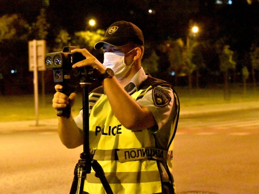 Shqiptohen 345 masa në Shkup, 173 për tejkalim të shpejtësisë