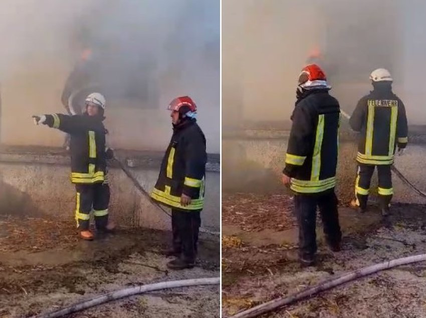 Shkrumbohet magazina në Dimal, flakën ia vuri aksidentalisht vetë pronari, njoftoi zjarrfikësit dhe u largua