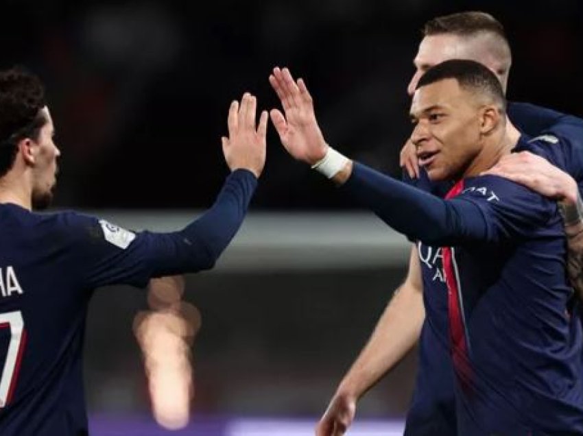 Mbappe shënues i dyfishtë, PSG mund Metz-in