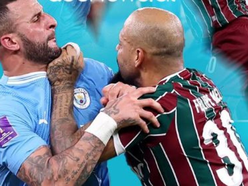 Felipe Melo përplaset fizikisht me Kyle Walkerin