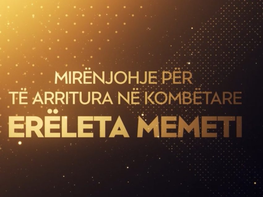 Erëleta Memeti vlerësohet për të arriturat në Kombëtare