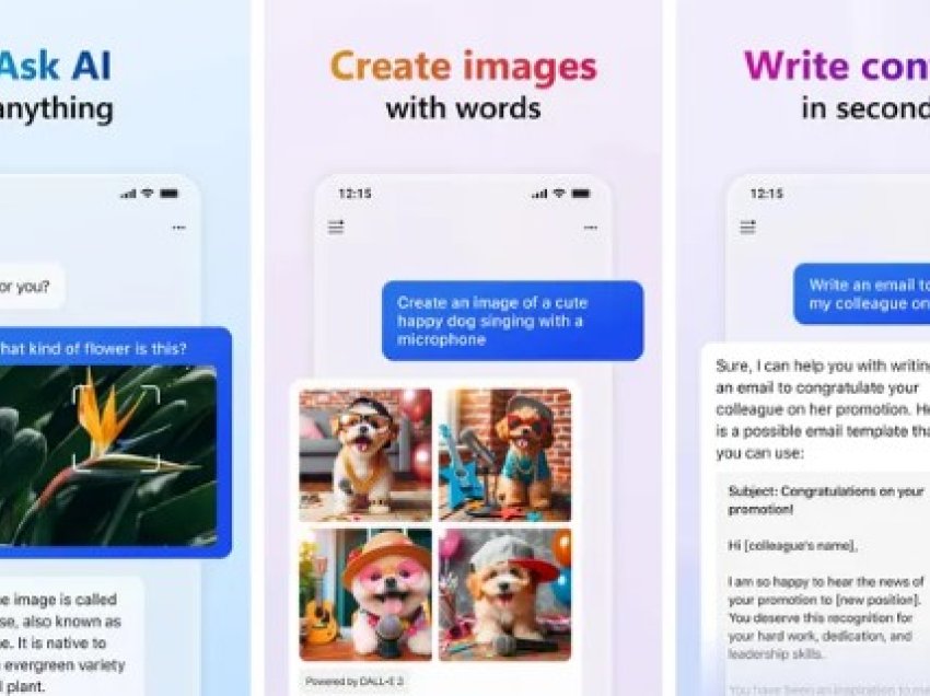 Microsoft lanson aplikacionin e Copilot për përdoruesit e Android, mund të bisedoni me të dhe të gjeneroni imazhe