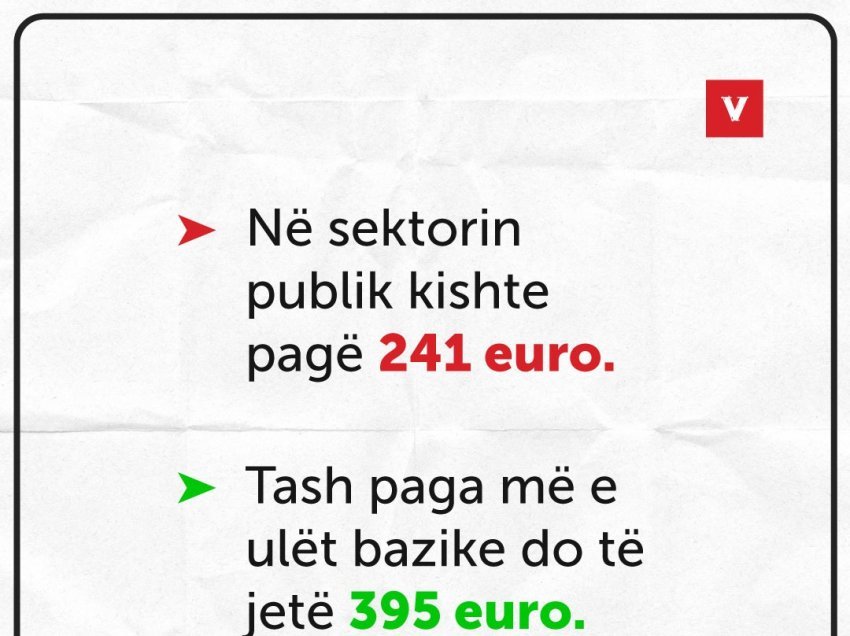 Vetëvendosje: Nga hendeku i pagave në sektorin publik, tash ka barazi dhe dinjitet në paga