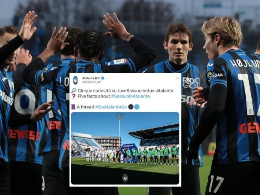 Atalanta bën gabimin provokues në Twitter