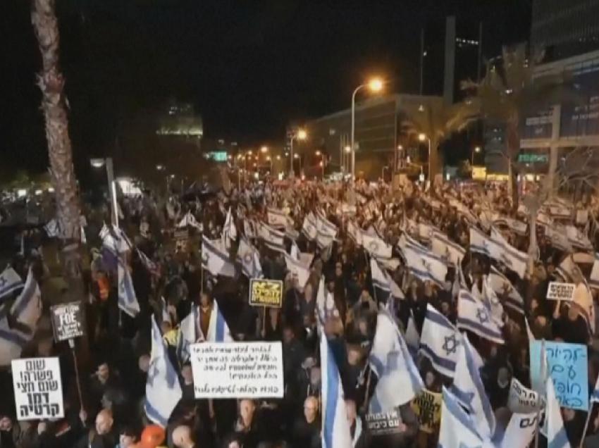 Demonstratë në Tel Aviv kundër kryeministrit Netanyahu dhe qeverisë së tij