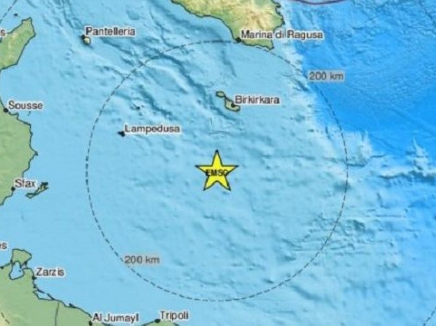 Tërmet në Mesdhe, kaq regjistrohet magnituda