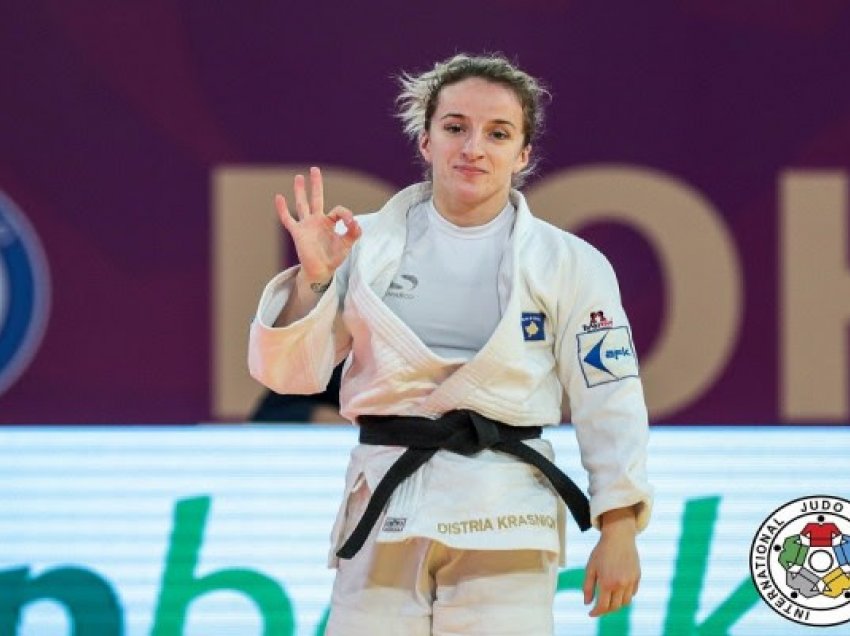 Distria Krasniqi lufton për finalen e Grand Slam Paris 2023