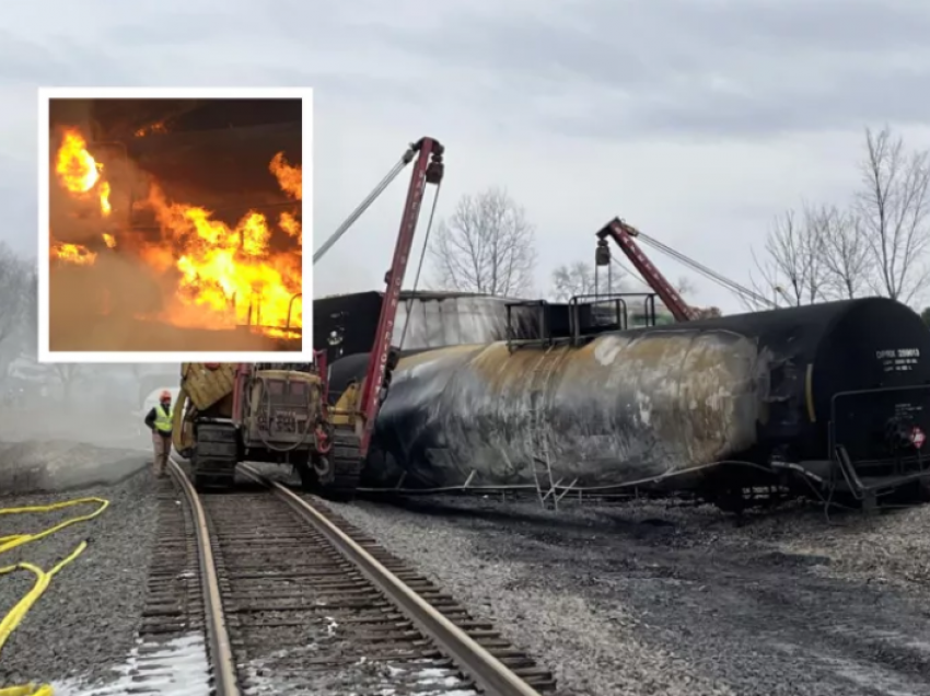 Përplaset treni me 20 vagonë kimikate helmuese, në katastrofën toksike në SHBA 