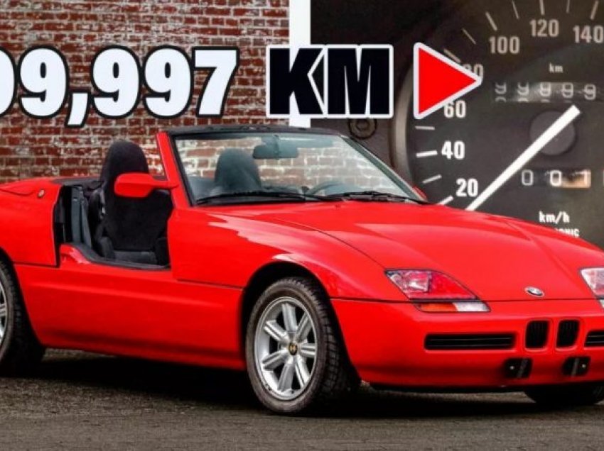 A e dini se kjo veturë BMW Z1 ‘e pa dalë në rrugë’ në odometrin e saj ka 999,997 kilometra?