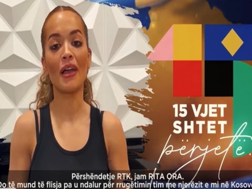 Rita Ora uron 15-vjetorin e Pavarësisë së Kosovës