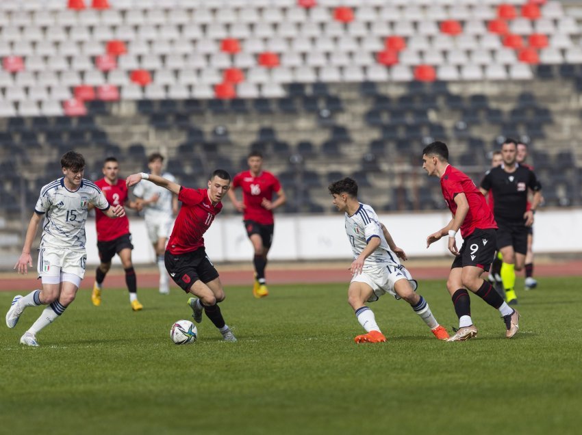 Shqipëria U-16 luan me Italinë por pëson humbje të thellë