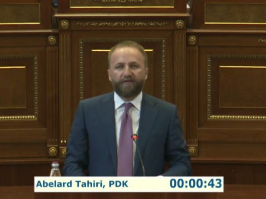 Tahiri: Jetesa në Kosovë është bërë e papërballueshme, Qeveria i ka braktisur qytetarët