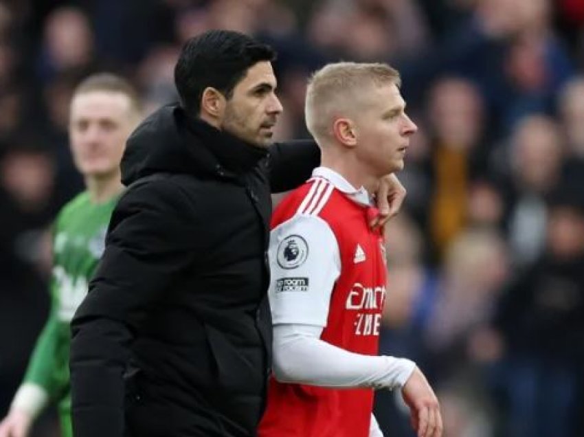 Arteta ia dedikoi fitoren e Arsenalit Zinchenkos