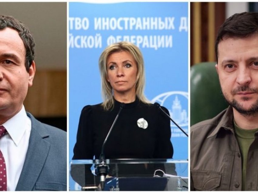 Zëdhënësja ruse i quan Kurtin e Zelenskyn nazistë